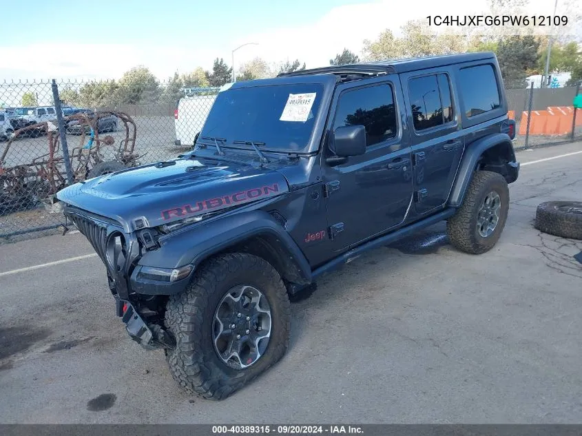 1C4HJXFG6PW612109 2023 Jeep Wrangler 4-Door Rubicon 4X4