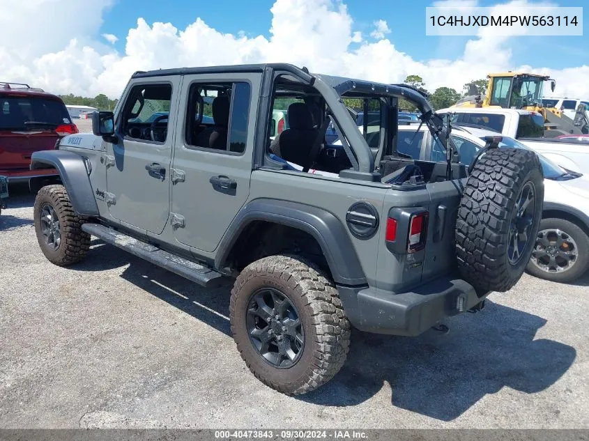 2023 Jeep Wrangler Sport VIN: 1C4HJXDM4PW563114 Lot: 40473843