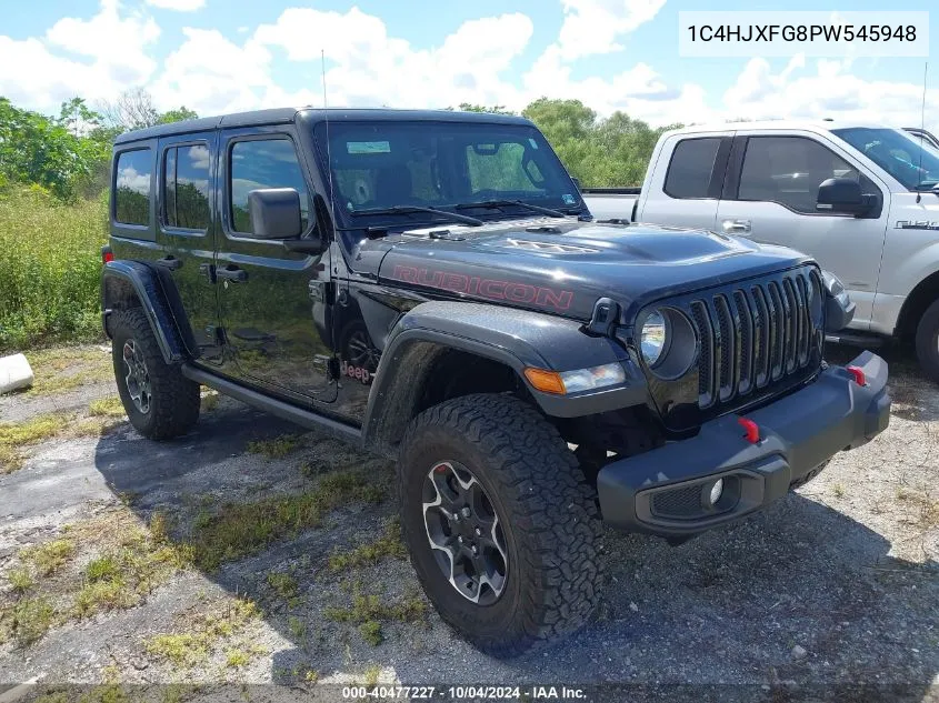 2023 Jeep Wrangler 4-Door Rubicon 4X4 VIN: 1C4HJXFG8PW545948 Lot: 40477227