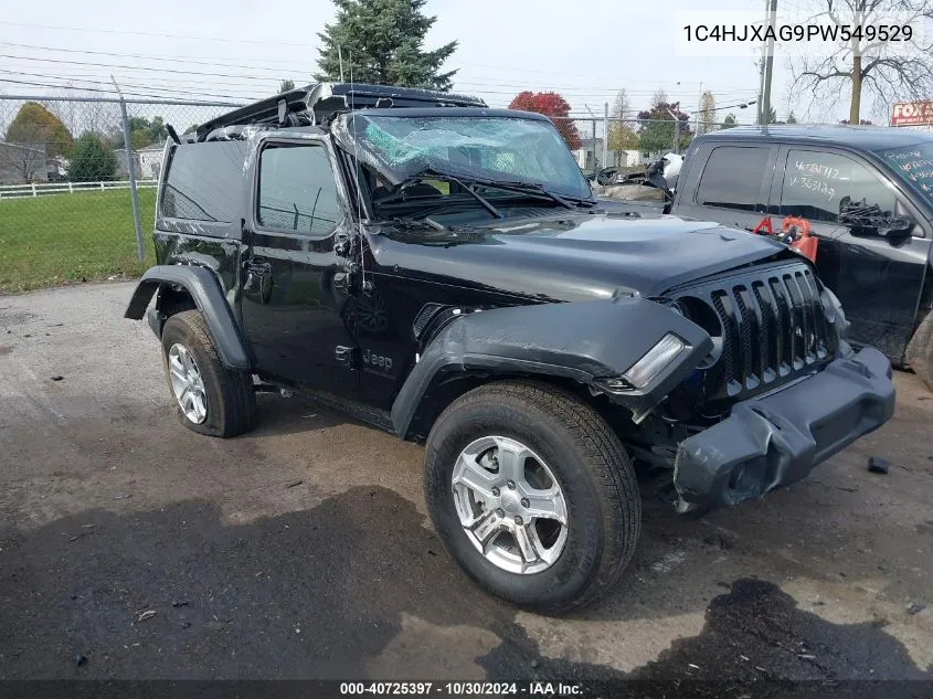 2023 Jeep Wrangler 2-Door Sport S 4X4 VIN: 1C4HJXAG9PW549529 Lot: 40725397