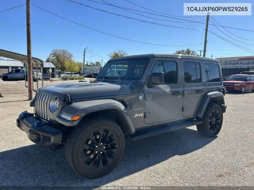 2023 Jeep Wrangler VIN: 1C4JJXP60PW529265 Lot: 40891212