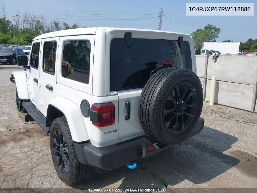 2024 Jeep Wrangler Sahara 4Xe VIN: 1C4RJXP67RW118886 Lot: 12048509