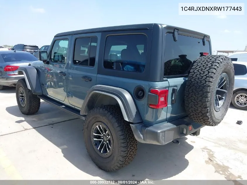 2024 Jeep Wrangler Willys VIN: 1C4RJXDNXRW177443 Lot: 39932732