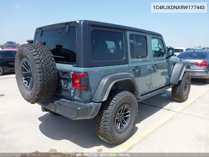 2024 Jeep Wrangler Willys VIN: 1C4RJXDNXRW177443 Lot: 39932732