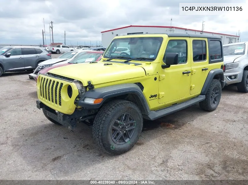 2024 Jeep Wrangler 4-Door Sport Rhd 4X4 VIN: 1C4PJXKN3RW101136 Lot: 40239340