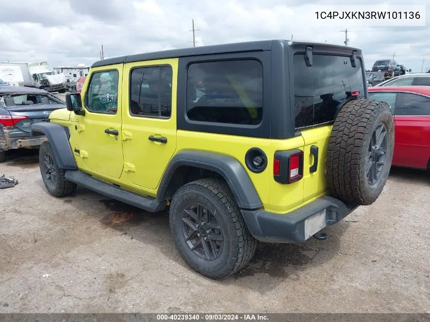 1C4PJXKN3RW101136 2024 Jeep Wrangler 4-Door Sport Rhd 4X4