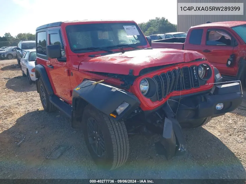 2024 Jeep Wrangler Sport VIN: 1C4PJXAG5RW289399 Lot: 40277736