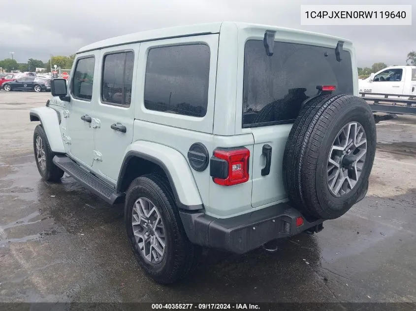 2024 Jeep Wrangler 4-Door Sahara 4X4 VIN: 1C4PJXEN0RW119640 Lot: 40355277