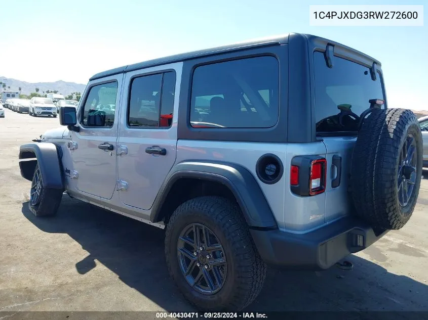 2024 Jeep Wrangler 4-Door Sport S 4X4 VIN: 1C4PJXDG3RW272600 Lot: 40430471