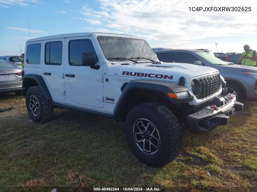 2024 Jeep Wrangler Rubicon VIN: 1C4PJXFGXRW302625 Lot: 40492264