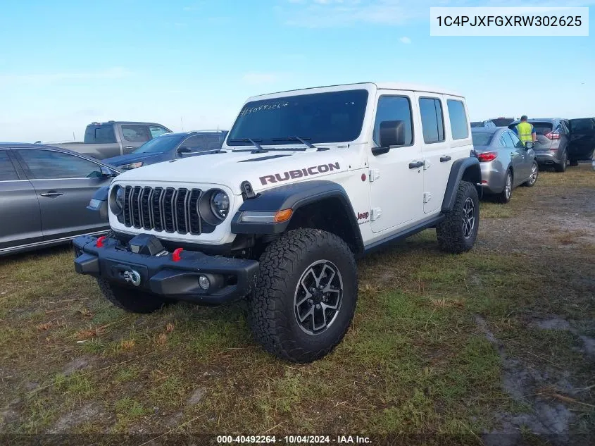 2024 Jeep Wrangler Rubicon VIN: 1C4PJXFGXRW302625 Lot: 40492264