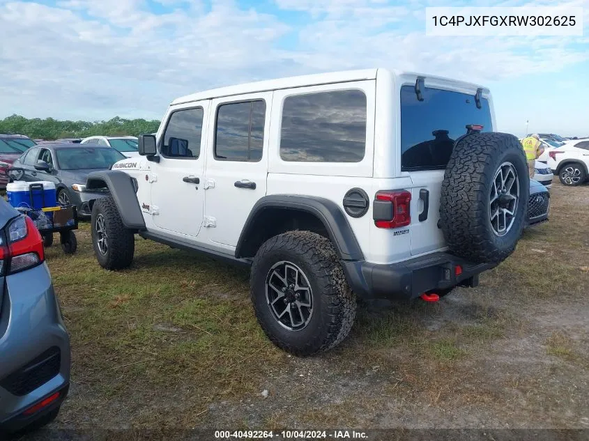 2024 Jeep Wrangler Rubicon VIN: 1C4PJXFGXRW302625 Lot: 40492264