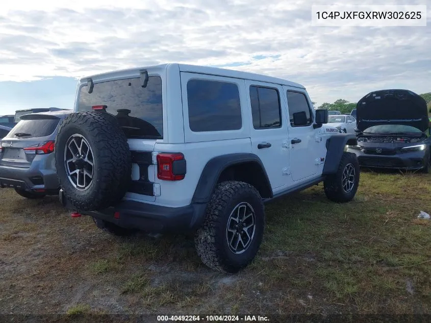 2024 Jeep Wrangler Rubicon VIN: 1C4PJXFGXRW302625 Lot: 40492264