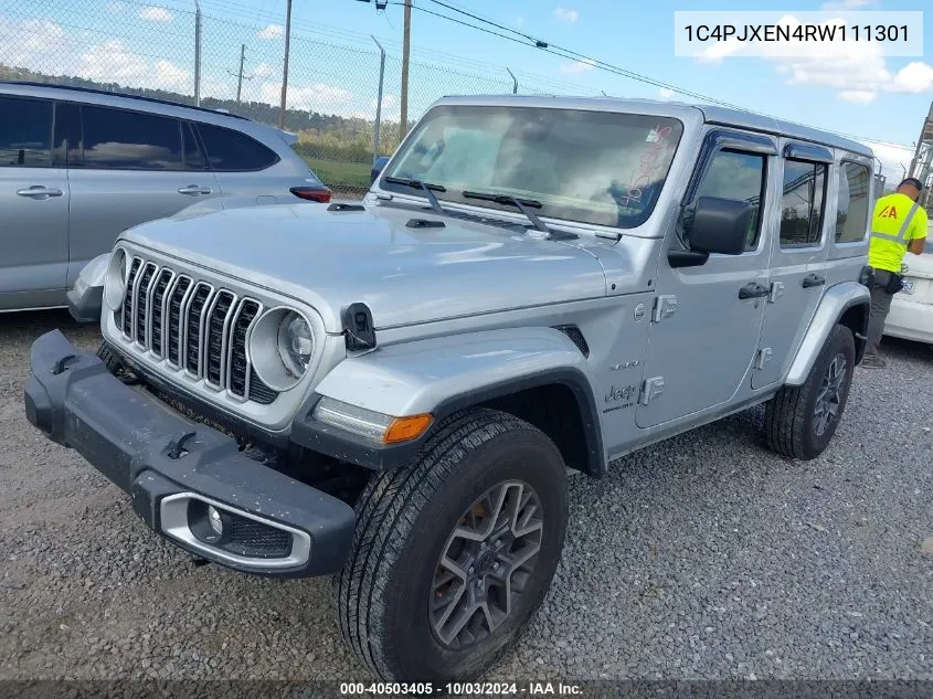 2024 Jeep Wrangler 4-Door Sahara 4X4 VIN: 1C4PJXEN4RW111301 Lot: 40503405