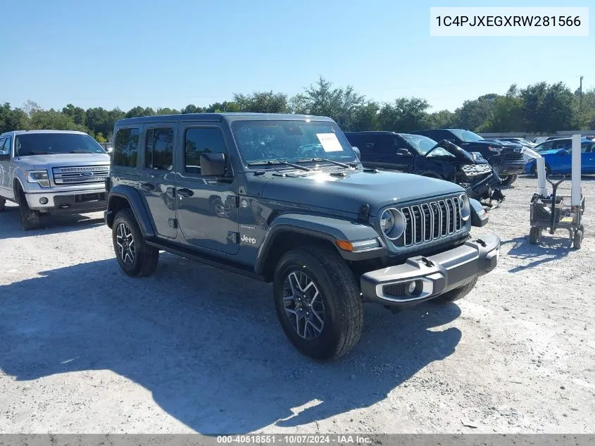 2024 Jeep Wrangler Sahara VIN: 1C4PJXEGXRW281566 Lot: 40518551