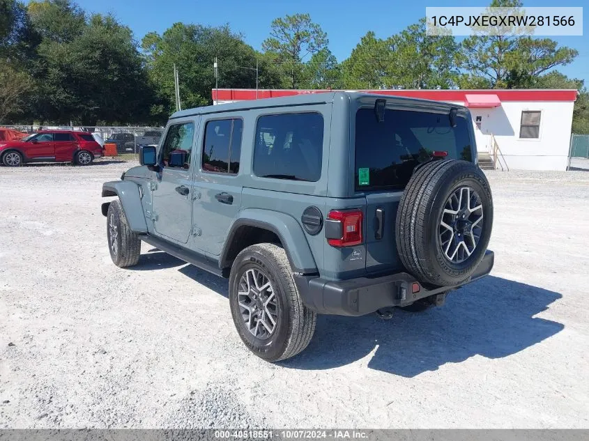 2024 Jeep Wrangler Sahara VIN: 1C4PJXEGXRW281566 Lot: 40518551