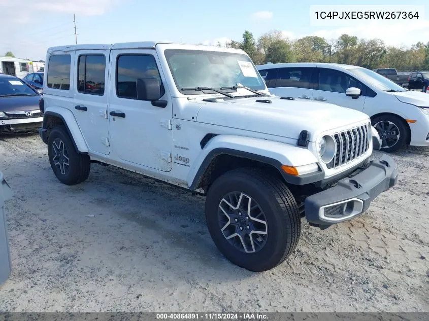 2024 Jeep Wrangler Sahara VIN: 1C4PJXEG5RW267364 Lot: 40864891