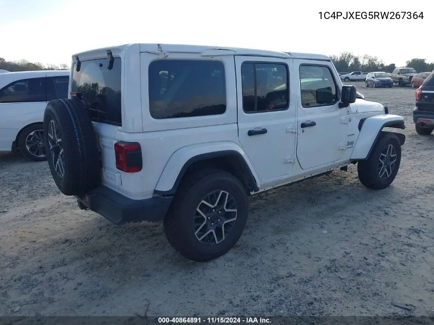 2024 Jeep Wrangler Sahara VIN: 1C4PJXEG5RW267364 Lot: 40864891