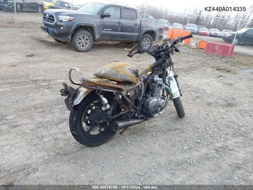 KZ440A014335 1980 Kawasaki Kz440A