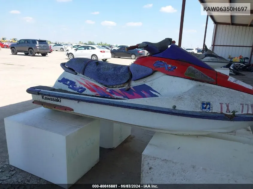 1996 Kawasaki Jet Ski 1100Zxi VIN: KAW06350H697 Lot: 40811881