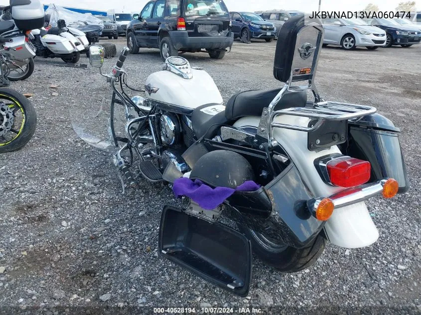 1997 Kawasaki Vn1500 D VIN: JKBVNAD13VA060474 Lot: 40528194