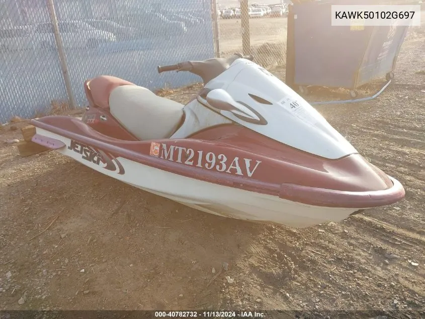 KAWK50102G697 1997 Kawasaki Jet Ski 1100Zxi