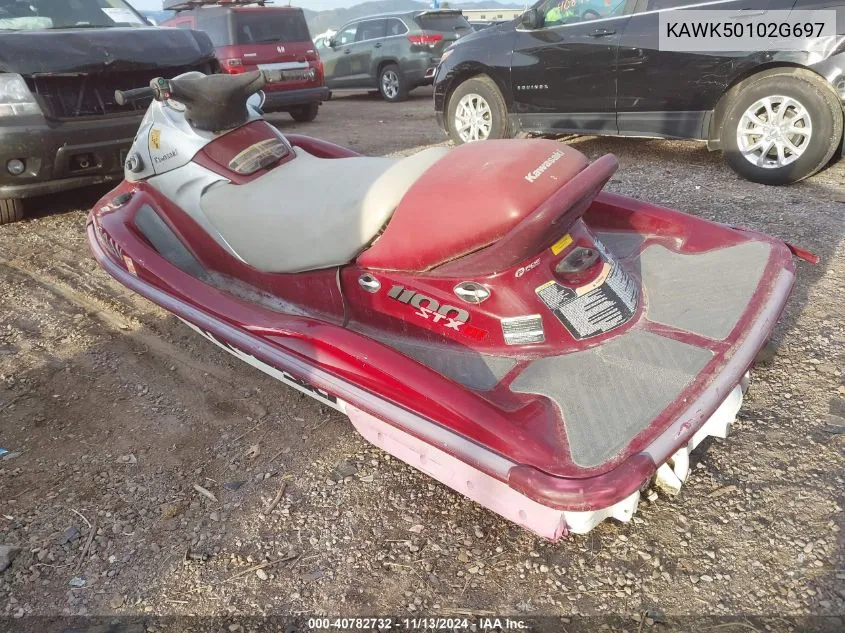 KAWK50102G697 1997 Kawasaki Jet Ski 1100Zxi