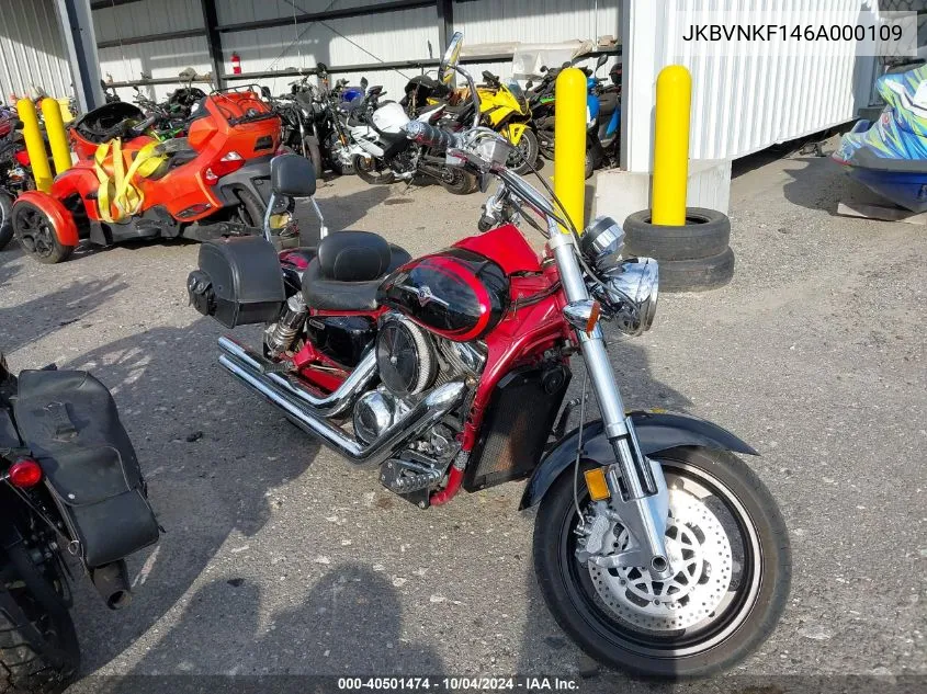 2006 Kawasaki Vn1600 F VIN: JKBVNKF146A000109 Lot: 40501474