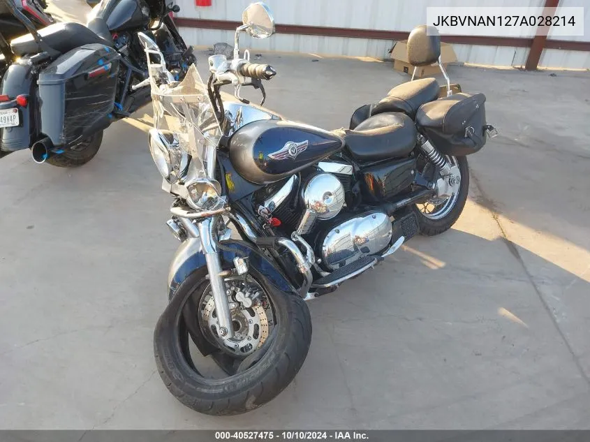 2007 Kawasaki Vn1500 N1 VIN: JKBVNAN127A028214 Lot: 40527475