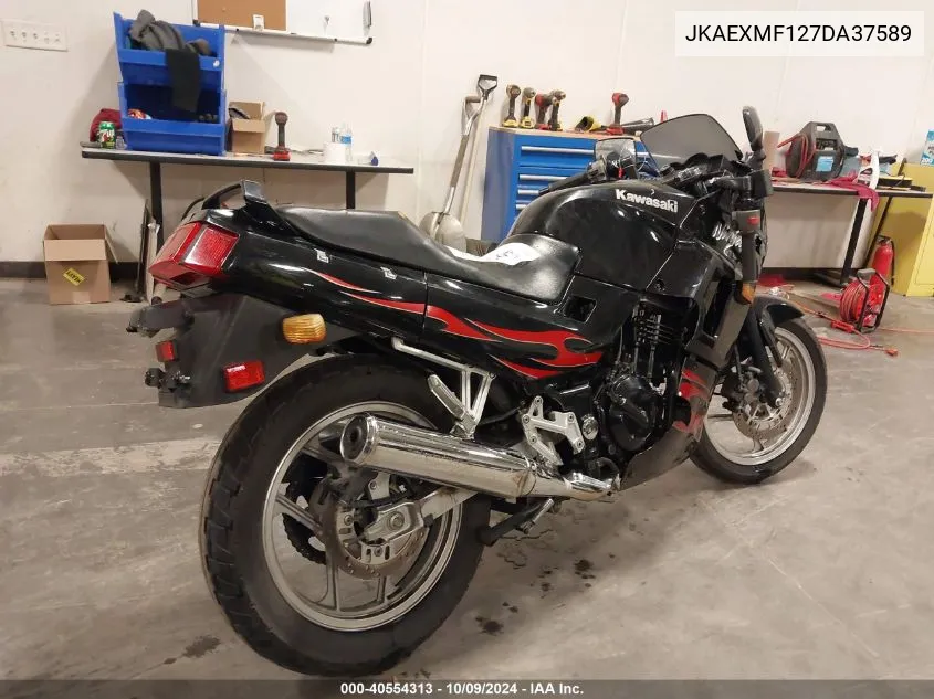 2007 Kawasaki Ex250 F VIN: JKAEXMF127DA37589 Lot: 40554313