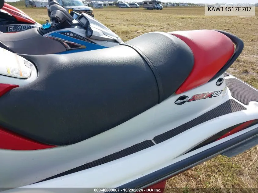 2007 Kawasaki Jet Ski Stx VIN: KAW14517F707 Lot: 40699867