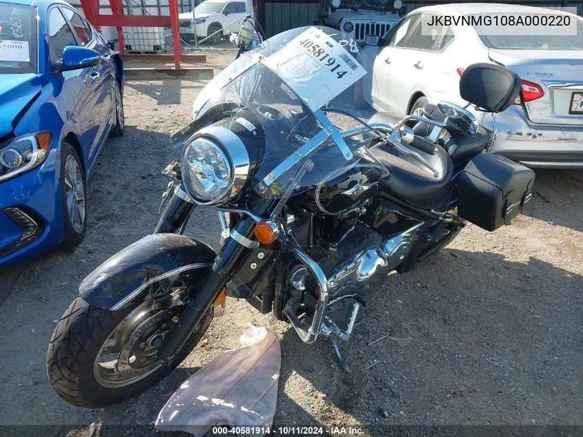 2008 Kawasaki Vn2000 G VIN: JKBVNMG108A000220 Lot: 40581914