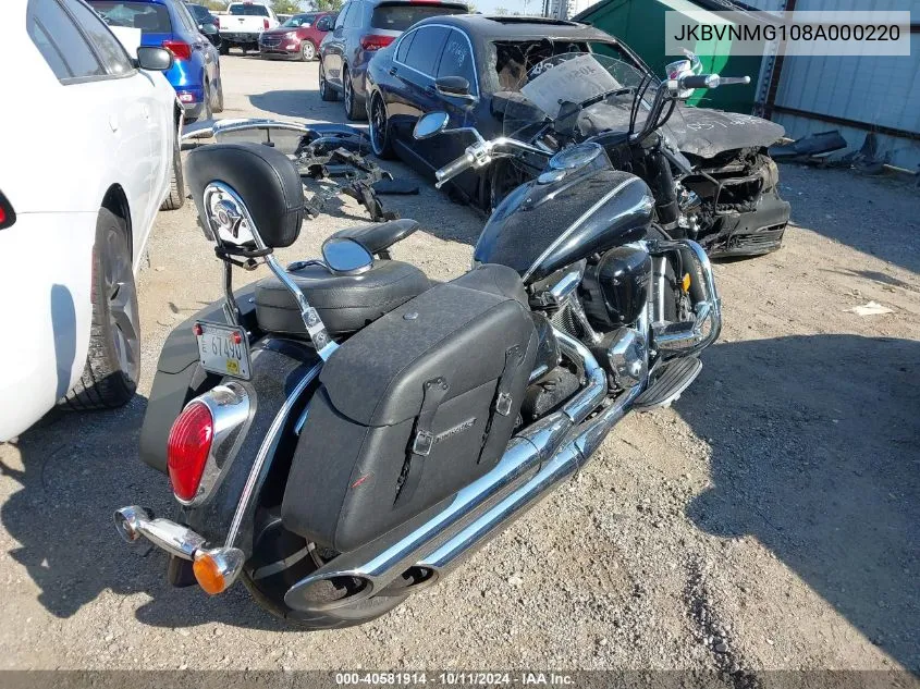 2008 Kawasaki Vn2000 G VIN: JKBVNMG108A000220 Lot: 40581914