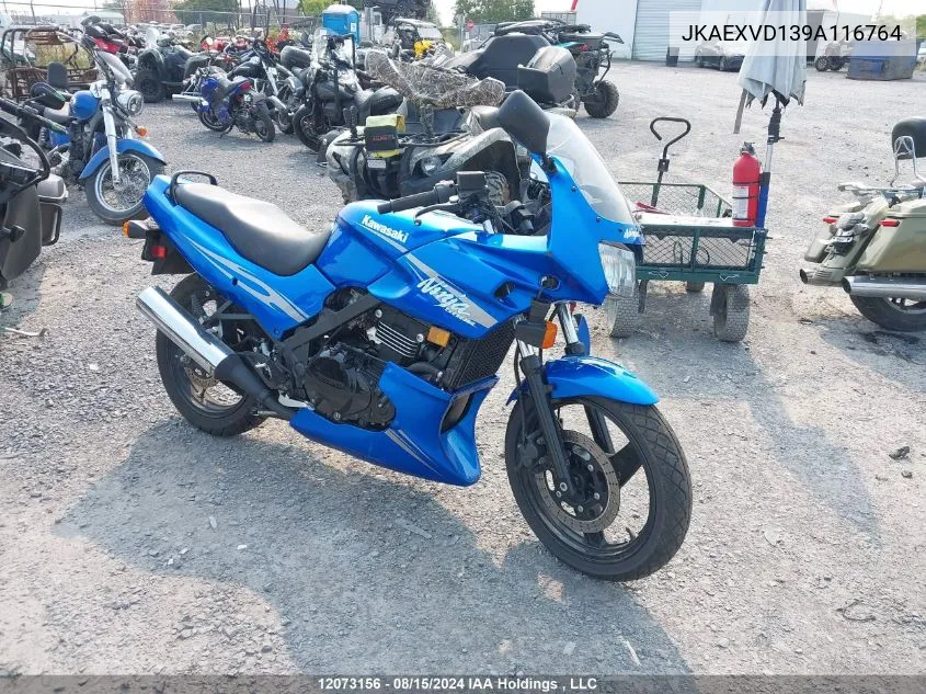 JKAEXVD139A116764 2009 Kawasaki Ex500 D