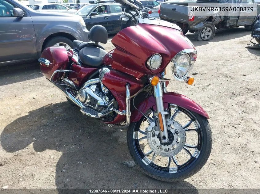 2009 Kawasaki Vn1700 A VIN: JKBVNRA159A000379 Lot: 12087546