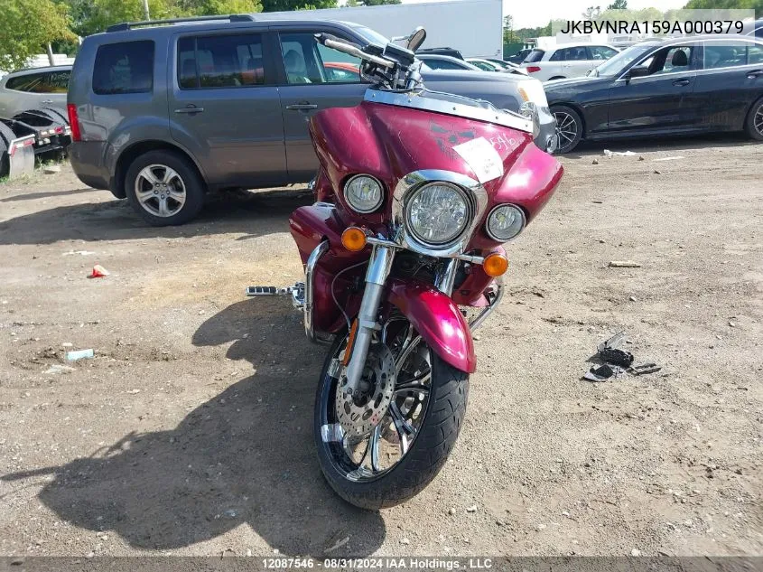 2009 Kawasaki Vn1700 A VIN: JKBVNRA159A000379 Lot: 12087546