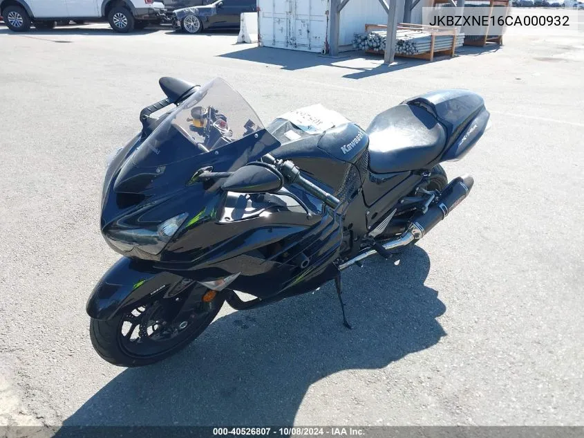 2012 Kawasaki Zx1400 Ec VIN: JKBZXNE16CA000932 Lot: 40526807