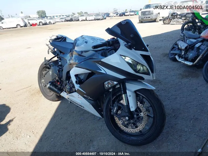 2013 Kawasaki Zx636 E VIN: JKBZXJE10DA004503 Lot: 40554407