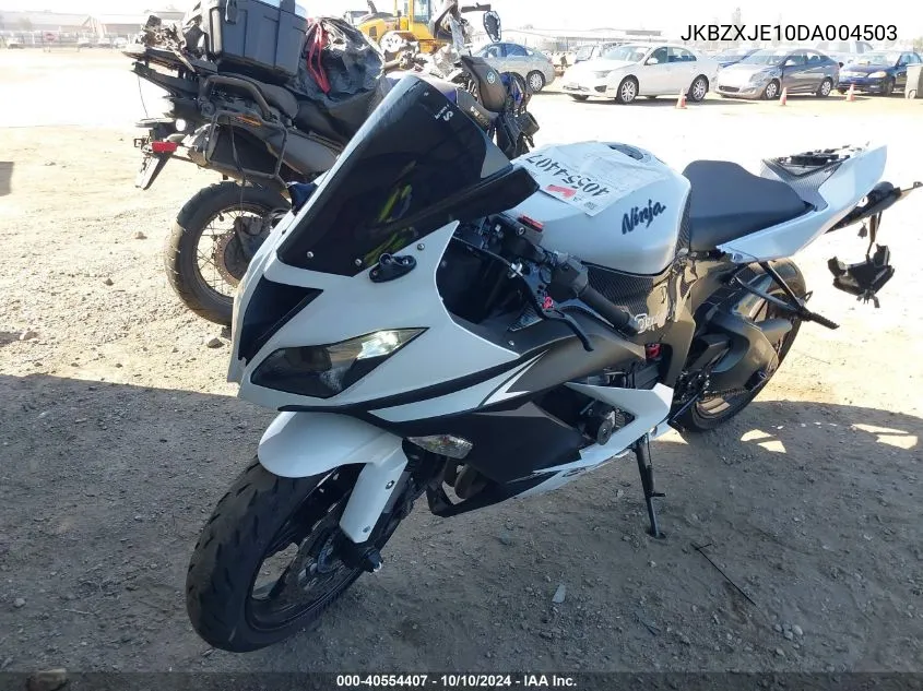 2013 Kawasaki Zx636 E VIN: JKBZXJE10DA004503 Lot: 40554407