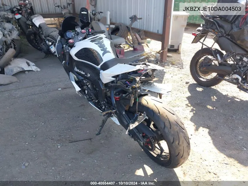 2013 Kawasaki Zx636 E VIN: JKBZXJE10DA004503 Lot: 40554407