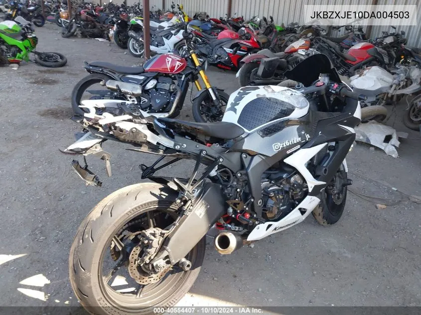 2013 Kawasaki Zx636 E VIN: JKBZXJE10DA004503 Lot: 40554407