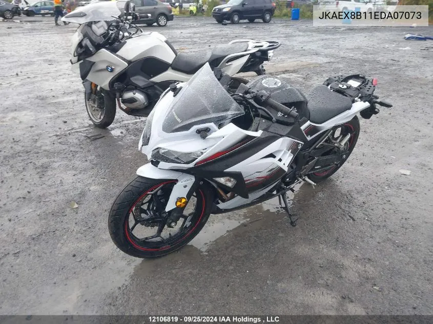 2014 Kawasaki Ex300 B VIN: JKAEX8B11EDA07073 Lot: 12106819