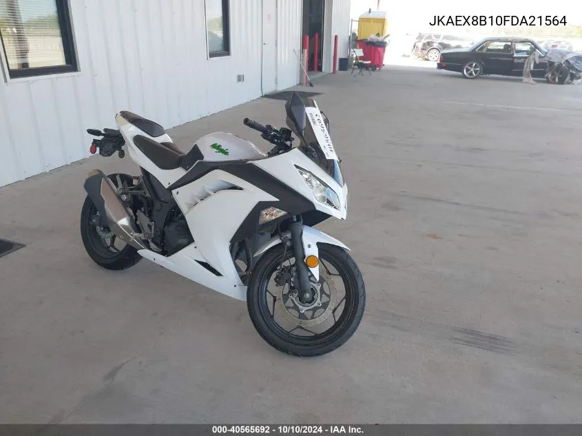 2015 Kawasaki Ex300 B VIN: JKAEX8B10FDA21564 Lot: 40565692