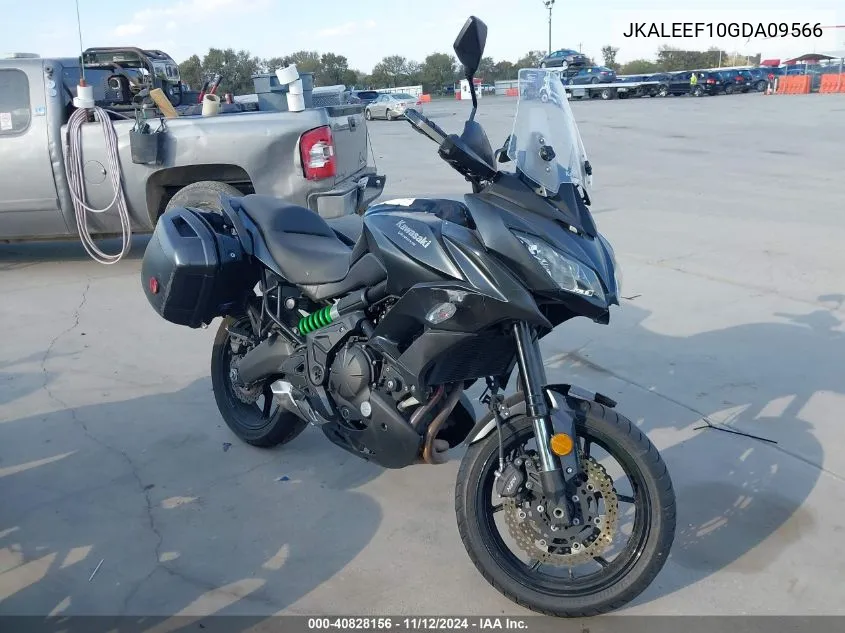 2016 Kawasaki Kle650 F/Lt VIN: JKALEEF10GDA09566 Lot: 40828156