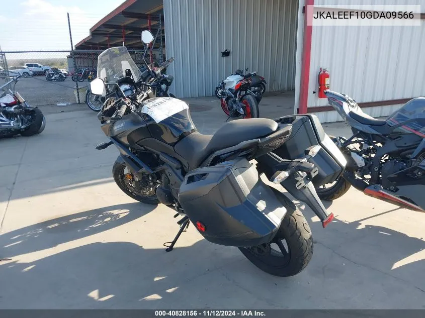 2016 Kawasaki Kle650 F/Lt VIN: JKALEEF10GDA09566 Lot: 40828156