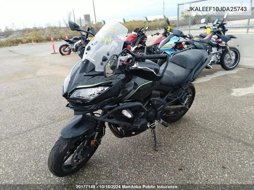 JKALEEF10JDA25743 2018 Kawasaki Kle650 Versys Abs