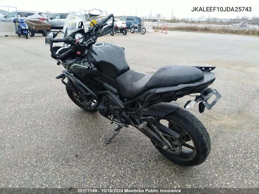 JKALEEF10JDA25743 2018 Kawasaki Kle650 Versys Abs