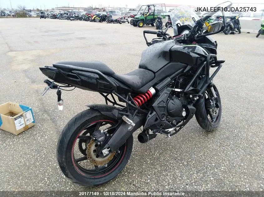 JKALEEF10JDA25743 2018 Kawasaki Kle650 Versys Abs