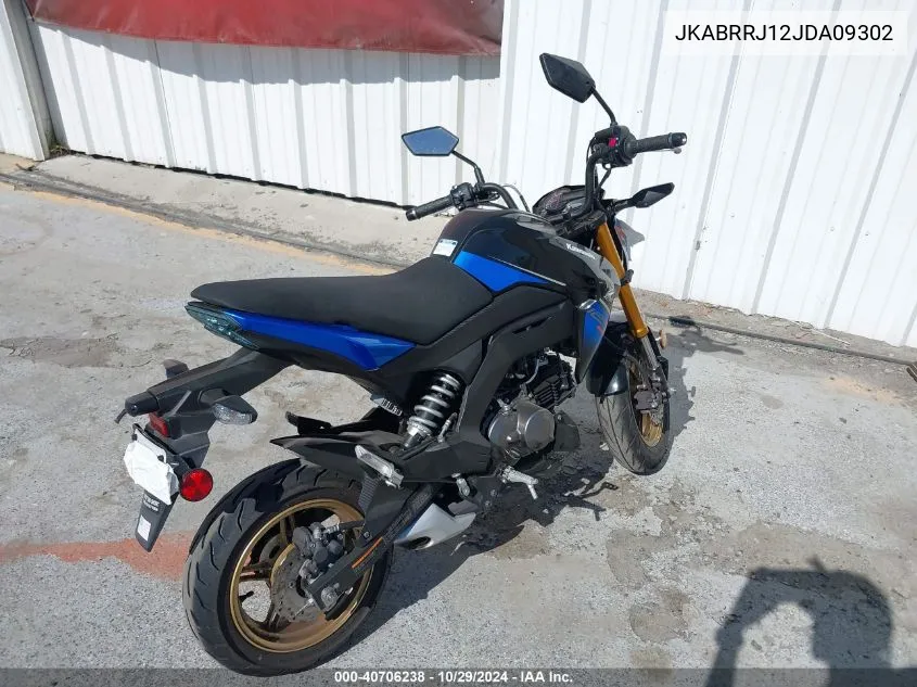 2018 Kawasaki Br125 J VIN: JKABRRJ12JDA09302 Lot: 40706238