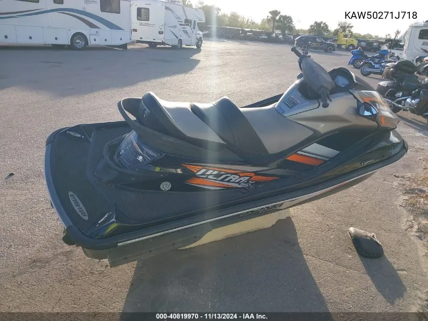 2018 Kawasaki Ultra Lx VIN: KAW50271J718 Lot: 40819970